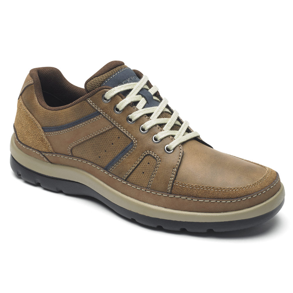 Rockport Singapore Mens Sneakers - Get Your Kicks Mudguard Blucher Brown - TJ4957368